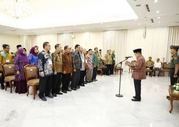 Wapres JK Lantik Rektor UMSU Pengurus Harian BKPTIS