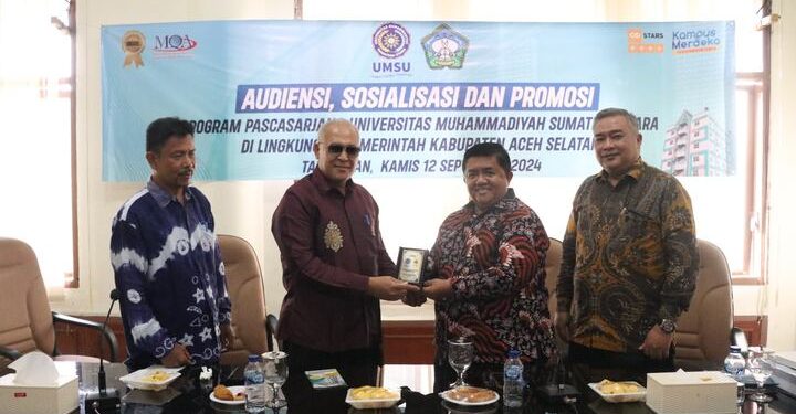 Pascasarjana UMSU dan Pemkab Aceh Selatan Jalin Kerjasama